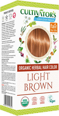 

Cultivator's Organic Herbal Hair Color(Light Brown)