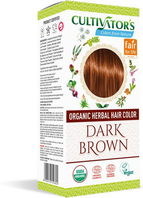 

Cultivator's Organic Herbal Hair Color(Dark Brown)