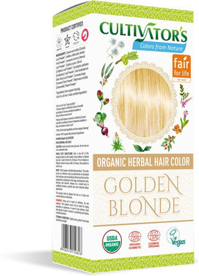 

Cultivator's Organic Herbal Hair Color(Golden Blonde)