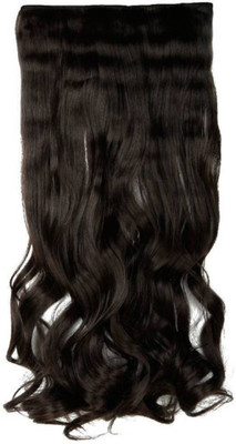 

Bueno Extensions, Synthetics Extension For Women & Girls, Extensions Clip (1 Pcs, 5 Clip Curly (Black)), Styling Extension For Girls Hair Extension
