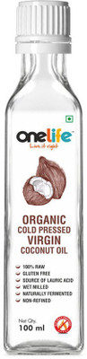 

OneLife Extra Organic Coconut Oil for Skin and Hair (100 ml) Hair Oil(100 ml)
