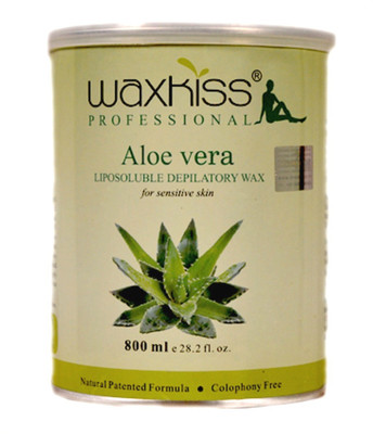 

Waxkiss Aloe Vera Wax For Sensitive Skin 800Ml Wax(800 ml)