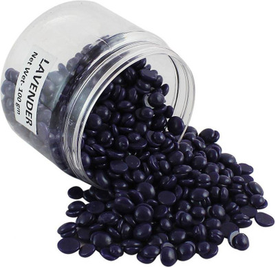 

BeautyQua Lavender Brazilian Depilatory Hard Bean Bikini Wax with 2 Wax Applicator ( 100gm) Wax(100 g)