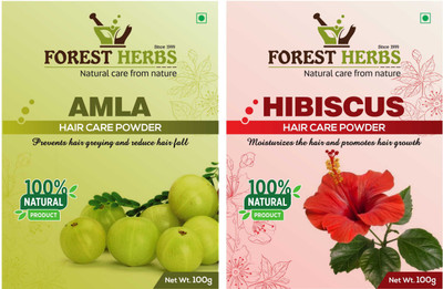 

Forest Herbs Amla & Hibiscus Powder Pack of 2 (Each 100Grm)(200 g)