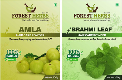 

Forest Herbs Amla & Brhami Powder Pack of 2 (Each 100Grm)(200 g)