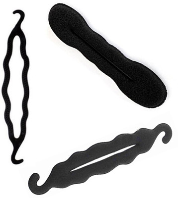 JAMPAK Juda Maker Hair Accessories (Combo Set Of 3) pcs DIY Bun Maker Accessories maker-03 soft Hair Volumizer hair volumizer(3 g)