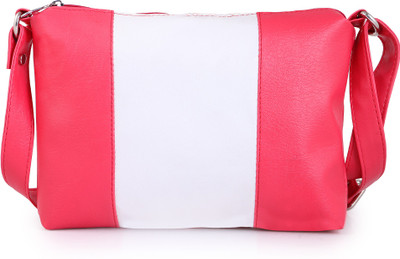 

JFC Sling Bag(Pink, White)