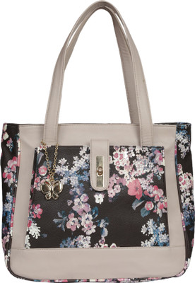 

Butterflies Hand-held Bag(Grey, Black), Black;grey