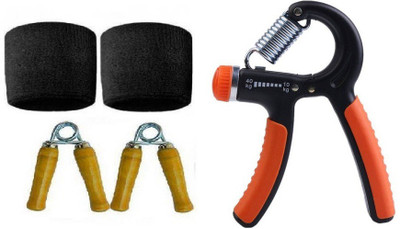 

Lord Wooden hand grip or Wrist band pair or Adjustable Hand grip Gym & Fitness Kit