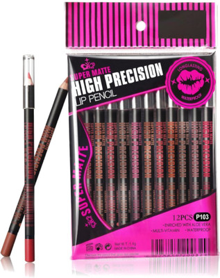

firstzon™ HIGH PRECISION LIP LINER SET OF 12(MULTICLOR)