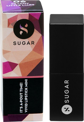 

Sugar It's A Pout Time Vivid Mini Lipstick 06 Peachy Little Liars((Nude Pink))