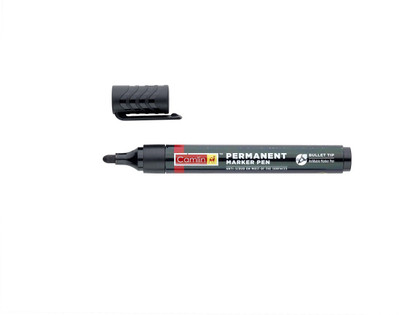 Camlin Permanent Marker Pen(Set of 10, Black)