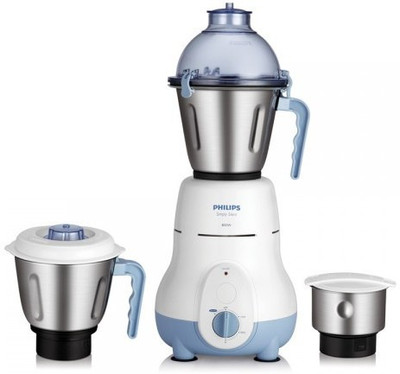 

Philips HL1643/04 600 W Mixer Grinder(Blue, 3 Jars)