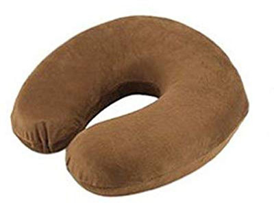 

SYGA Travel Pillow U Neck Pillow Washable Providing 360-Degree Chin Support Pillow (Brown) Neck Pillow(Brown)