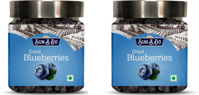 

SUN'A'DO Dried Blueberries 150g (Pack of 2) Blueberry(300 g, Plastic Bottle)