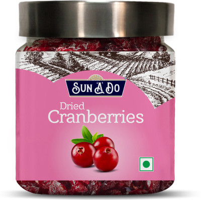 

SUN'A'DO Dried Cranberries 200g Cranberries(200 g, Plastic Bottle)