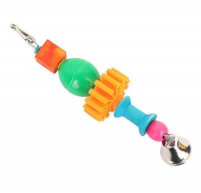 

SRI Natural Wooden and Chewing,Hanging Toy for Bird Style-12 Wooden Training Aid For Bird