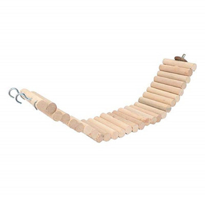 

SRI Natural Wooden and Chewing,Hanging Toy for Bird Style-1 Wooden Training Aid For Bird
