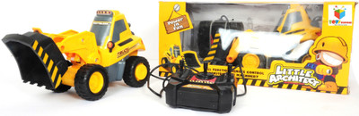 Toys Bhoomi Remote Control Front Loader Construction Vehicle RC Car for Kids Toy Playing(Yellow)
