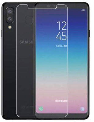 Accessories Kart Edge To Edge Tempered Glass for samsung A8 star(Pack of 1)