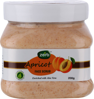 

Zerb Apricot Face Scrub Enriched With Aloe Vera Removing Dead Skin Cell/Oil And Dirt- 200 Gm Scrub(200 g)