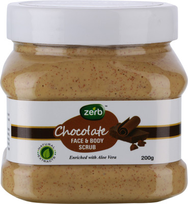 

Zerb Chocolate Face And Body Scrub Enriched With Aloe Vera Removing Dead Skin Cell- 200 Gm Scrub(200 g)
