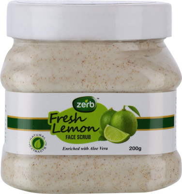 

Zerb Fresh Lemon Face Scrub Remove Oil/Dirt Suitable For All Skin Type - 200 Gm Scrub(200 g)