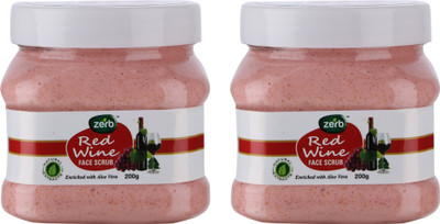 

Zerb Red Wine Face Scrub Enriched With Aloe Vera Remove Dir/Oil And Make Your Skin Soft Scrub(200 g)