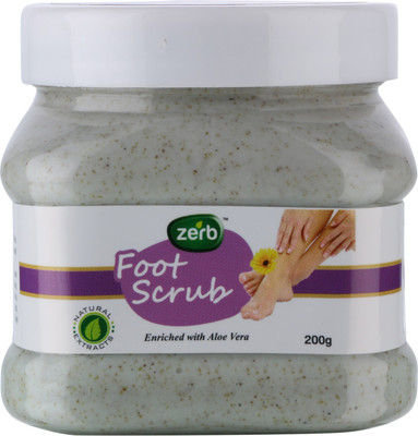 

Zerb Foot Scrub Make Your Skin Soft And Supple Enriched With Aloe Vera -200 Gm Scrub(200 g)