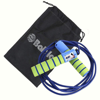 

QUINERGYS ™ Skipping Rope Counter Thickened Foam Handle Training Resistance Bands Rope Tube Speed Skipping Rope(Multicolor, Length: 320 cm), Multicolor-815
