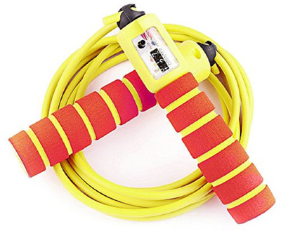 

QUINERGYS Speed Rope Skipping Rope Jumping Speed Boxing Exercise Rope Speed Skipping Rope(Yellow, Red, Length: 320 cm), Multicolor-06