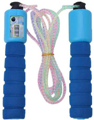 

SPORTSHOLIC Adjustable Jump Rope With Counter, Foam Handle For Kids Boys Girls 8 To 11 Years Kids Skipping Rope(Multicolor, Length: 685 inch)