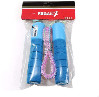 

QUINERGYS ™ 8.8 Feet Skipping Rope Adjustable Jump Rope Fitness with Counter Speed Skipping Rope(Multicolor, Length: 320 cm), Multicolor-821