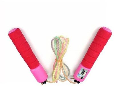 

SPORTSHOLIC Skipping Jump Rope With Counter, Foam Handle For Kids Boys Girls 8 To 10 Years Kids Skipping Rope(Multicolor, Length: 685 inch)