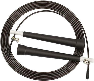 

QUINERGYS ® Infinity Jumping Rope Crossfit Double Unders MMA Fitness Boxing Speed Skipping Rope(Black, Length: 320 cm), Multicolor-510