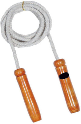 

QUINERGYS ™ JUMPING SKIPPING ROPE WITH WOODEN HANDLE GRIP Speed Skipping Rope(Brown, Length: 320 cm), Multicolor-571