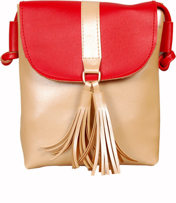 

Pekian Girls Evening/Party, Casual, Formal, Sports Beige PU Sling Bag