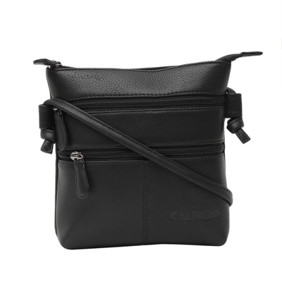 

Calfnero Women Casual Black Genuine Leather Sling Bag