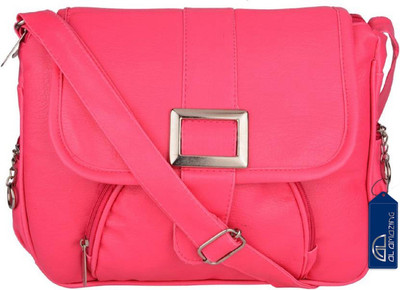 

AL Amazing Women Casual Pink PU Sling Bag