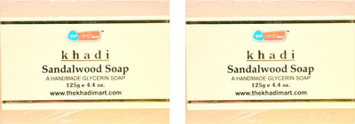 

KHADI MART Sandalwood Soap - (Pack of 2)(250 g, Pack of 2)