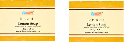 

KHADI MART Lemon Soap - (Pack of 2)(250 g, Pack of 2)