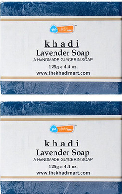 

KHADI MART Lavander Soap - (Pack of 2)(250 g, Pack of 2)