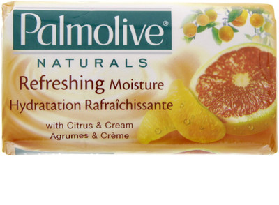 

Palmolive Refreshing Moisture Soap with Citrus & Cream (Made in Europe)(90 g, Pack of 4)