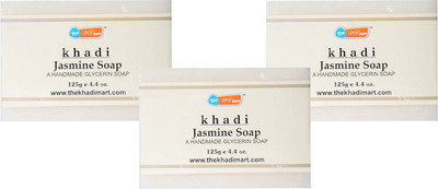 

KHADI MART Jasmine Soap - (Pack of 3)(375 g, Pack of 3)