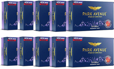 

Park Avenue STORM Fragrant Soap 125 g × 10 Pack Of 10(1250 g, Pack of 10)