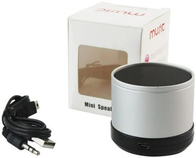 VibeX ® Mini S10 Portable Wireless Bluetooth Speaker for MP3 MP4 Smartphone PC 15 W Bluetooth Speaker(Silver, Mono Channel)