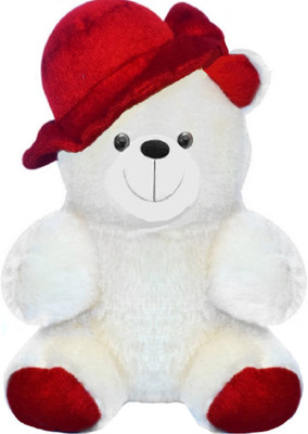 

Mofaro Red And White Teddy Bear in Soft Toys - 22 cm(Red, White)