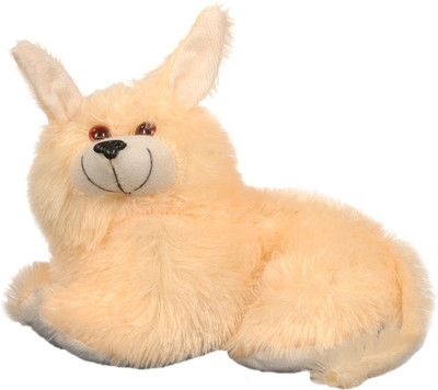 

Tiipro Soft Toy : Golden Cat Medium, Smooth with Fur - 25 cm(Golden)