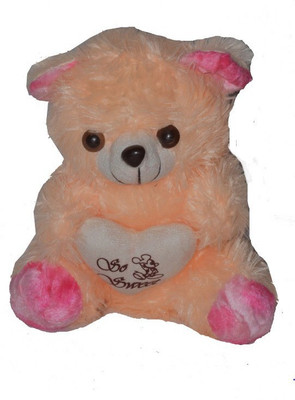 smayira So Sweet Heart Teddy - 23 cm(Skin Color)