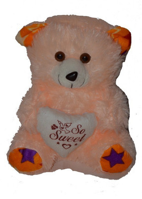 

smayira So Sweet Heart Teddy - 25 cm(Skin Color)